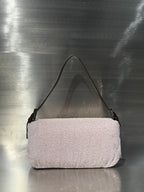 Fendi Pink Beaded Baguette Bag