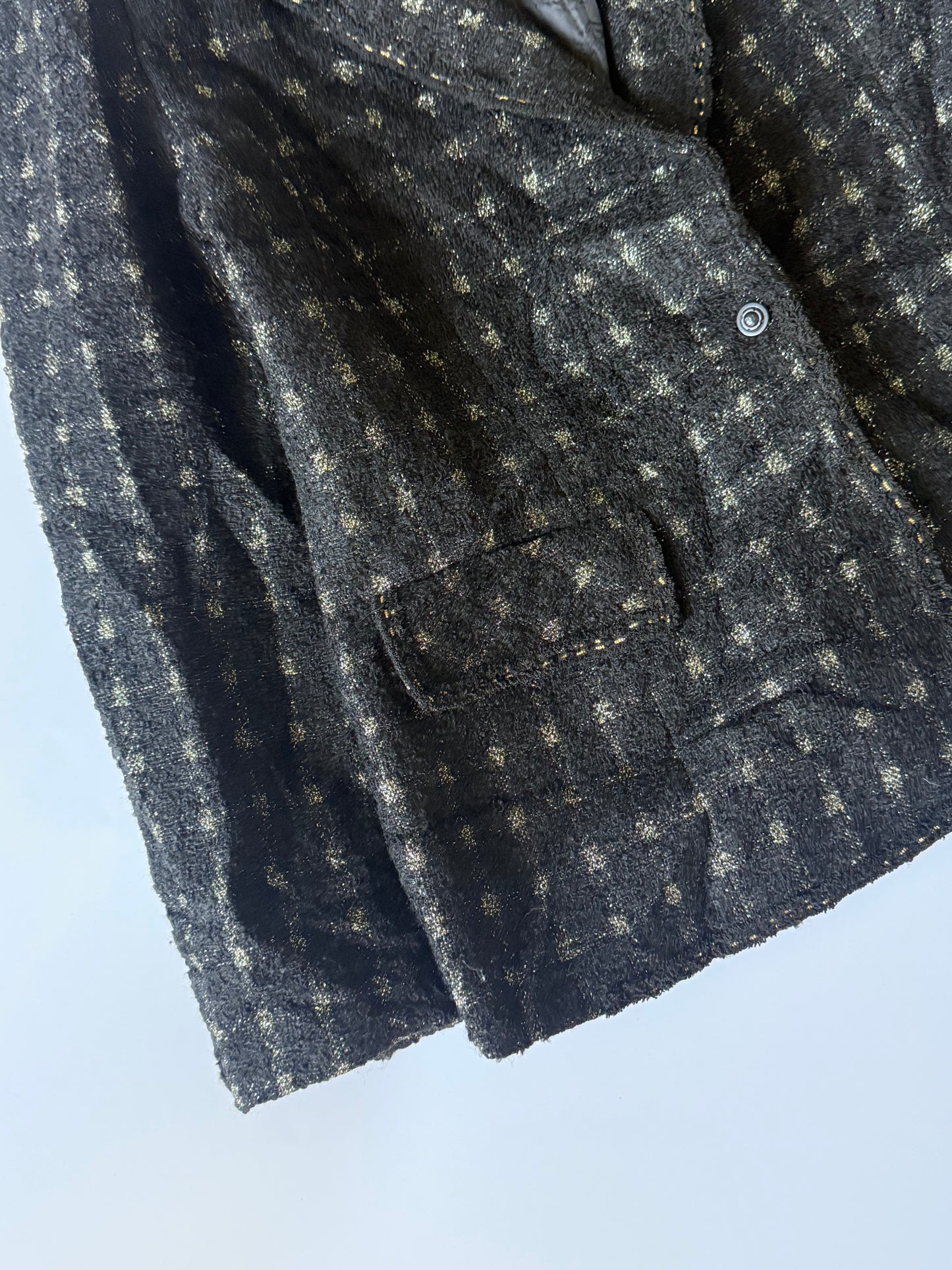Chanel Boutique Black Tweed Blazer