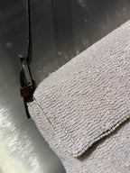 Fendi Pink Beaded Baguette Bag
