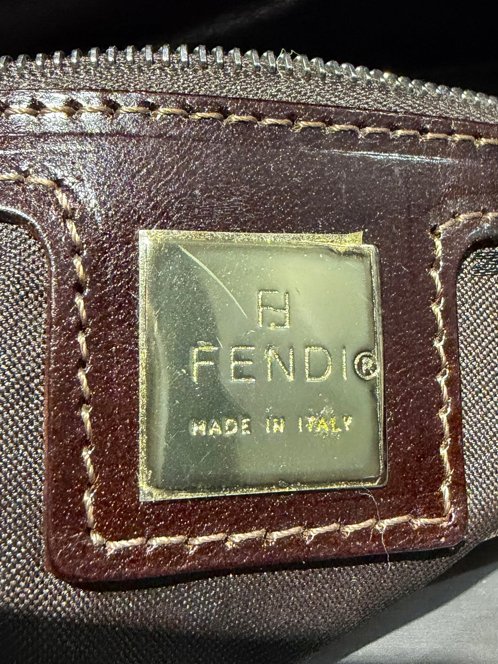 Fendi Pink Beaded Baguette Bag