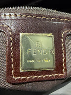 Fendi Pink Beaded Baguette Bag
