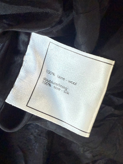 Chanel Boutique Black Tweed Blazer