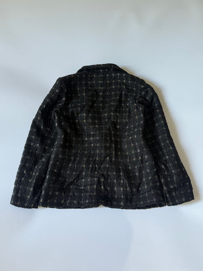 Chanel Boutique Black Tweed Blazer