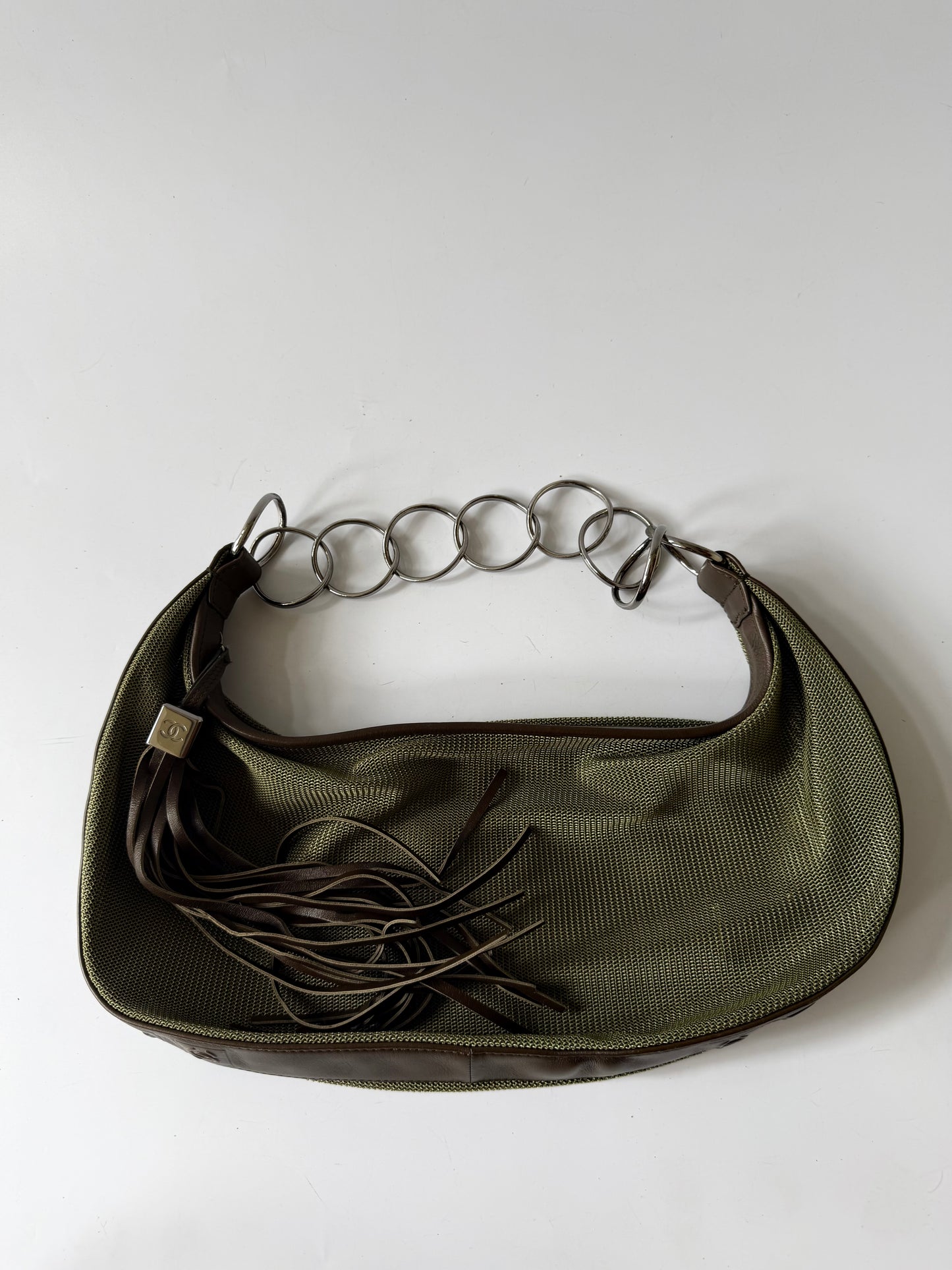 Chanel Fringe Mesh Shoulder Bag