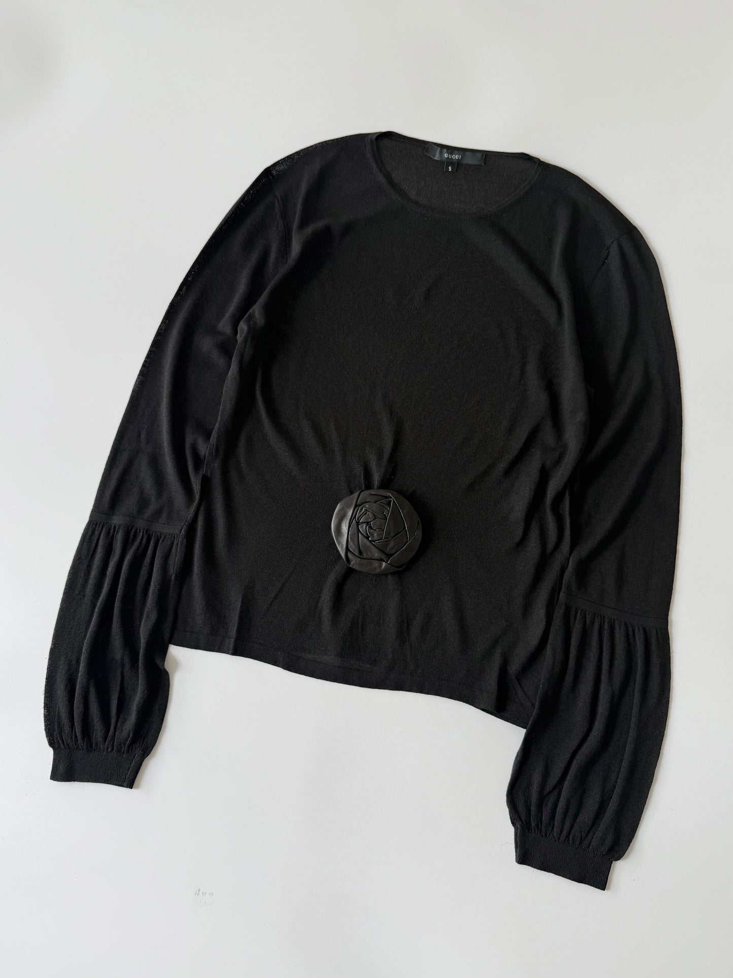 Gucci by Tom Ford F/W1999 Archival Rose Long-Sleeve