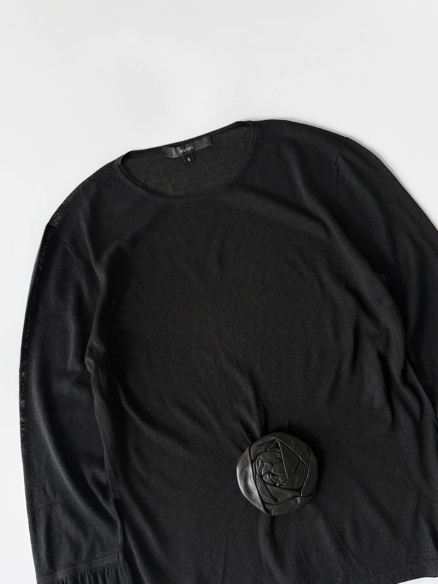 Gucci by Tom Ford F/W1999 Archival Rose Long-Sleeve