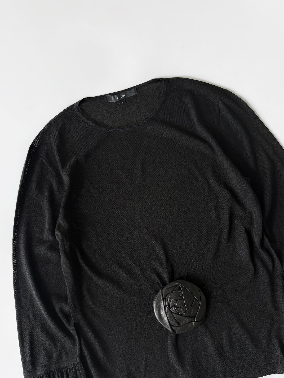 Gucci by Tom Ford F/W1999 Archival Rose Long-Sleeve