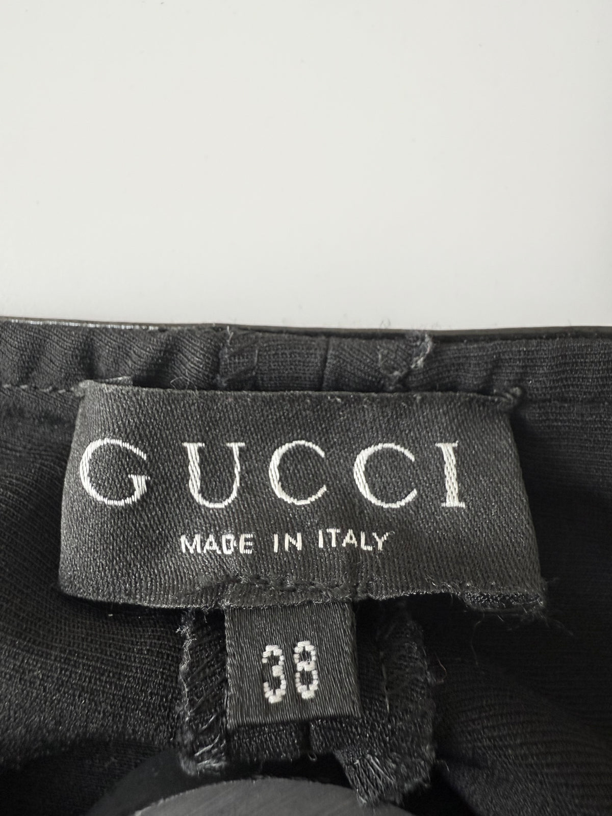 F/W 1997 Gucci by Tom Ford G-Buckle Patent Stretch Pants