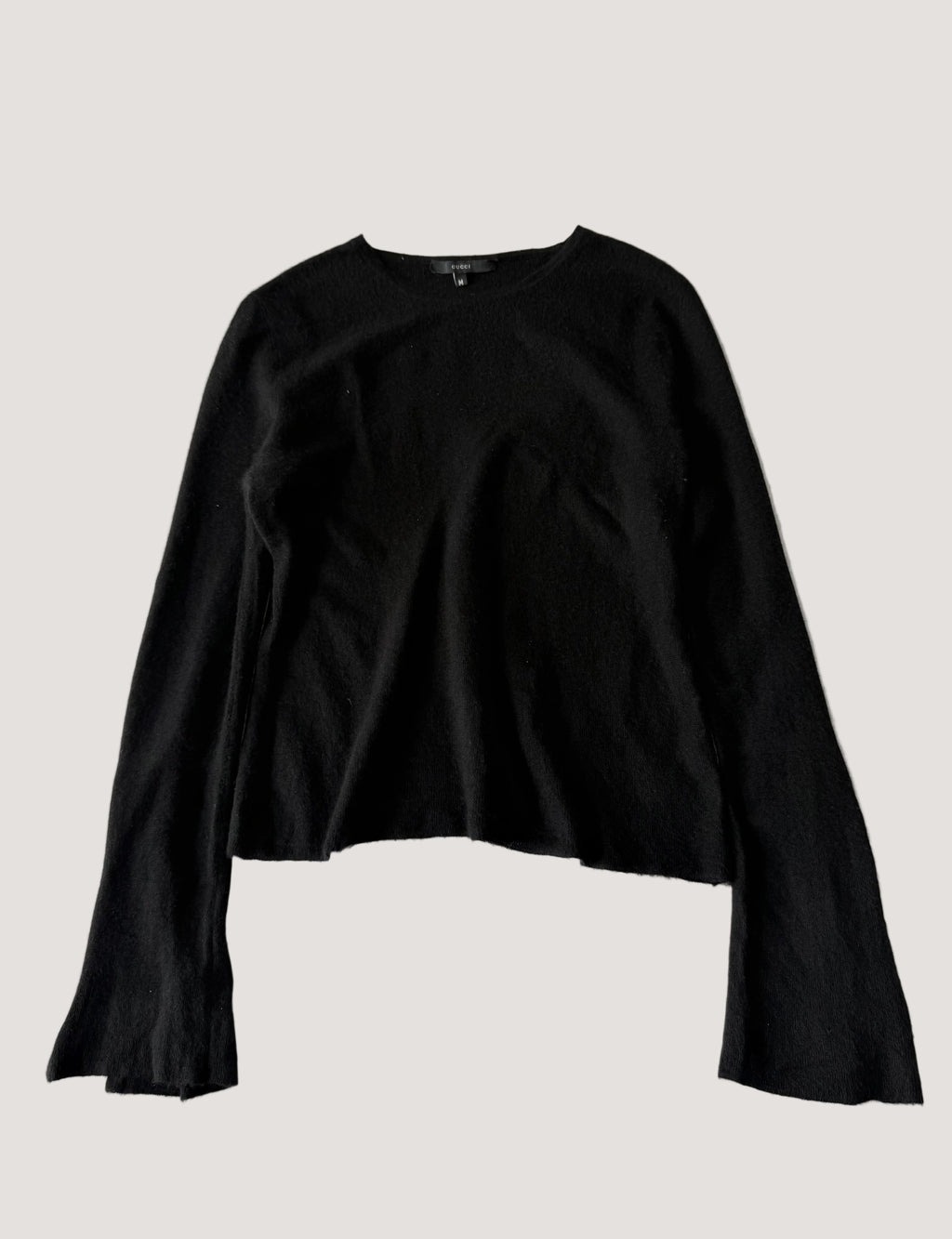 Gucci by Tom Ford Long-Sleeve Asymmetrical Flared Sleeves