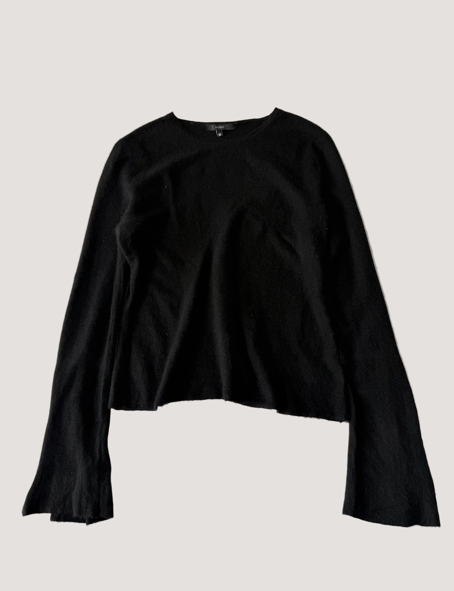 Gucci by Tom Ford Long-Sleeve Asymmetrical Flared Sleeves