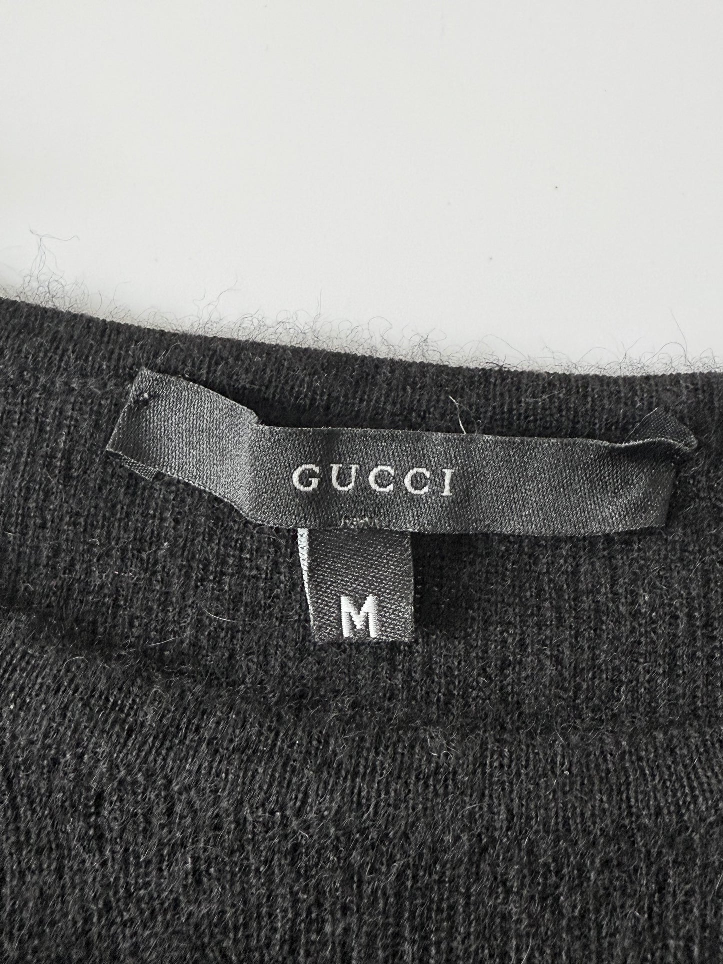 Gucci by Tom Ford Long-Sleeve Asymmetrical Flared Sleeves
