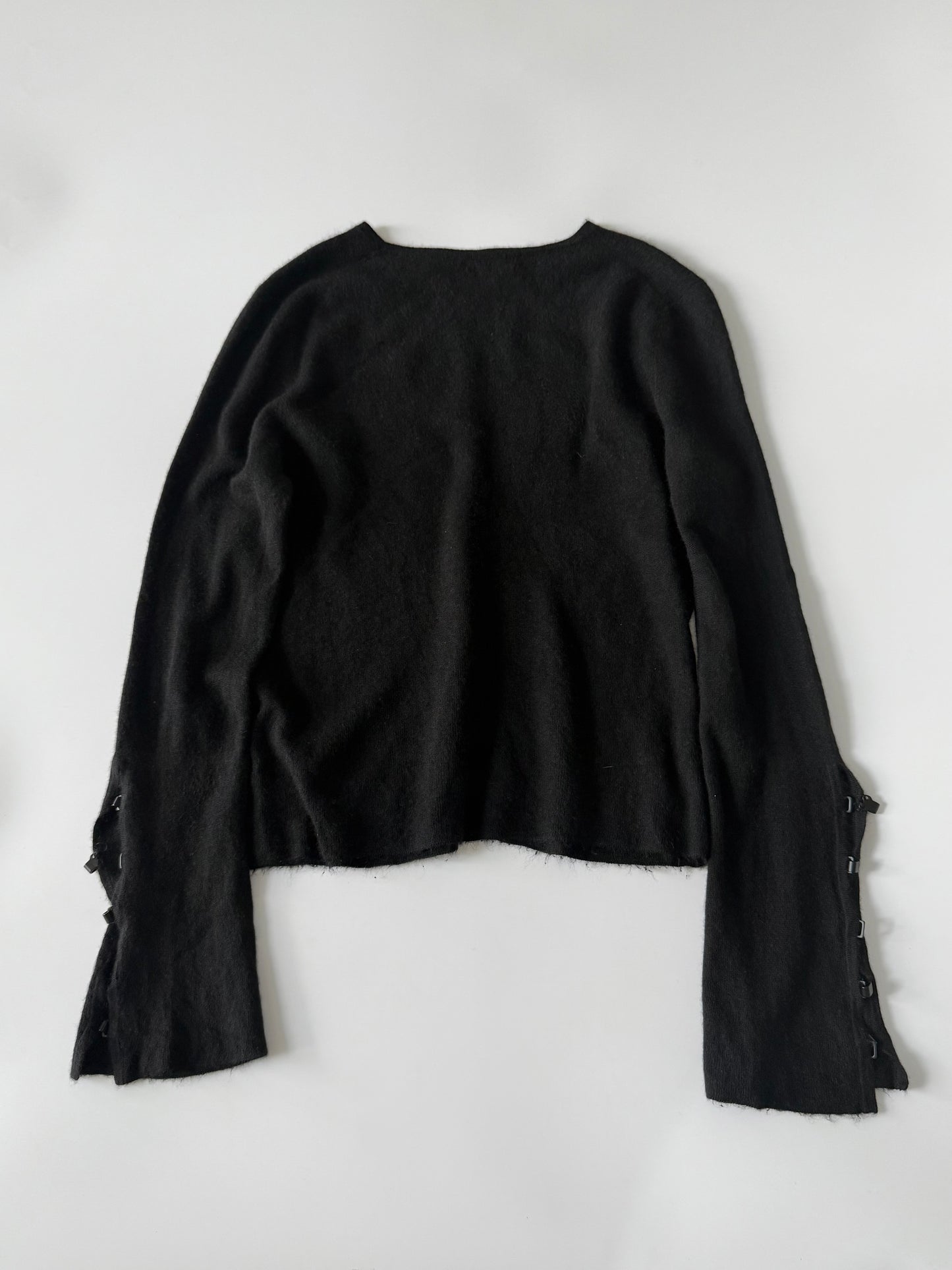 Gucci by Tom Ford Long-Sleeve Asymmetrical Flared Sleeves