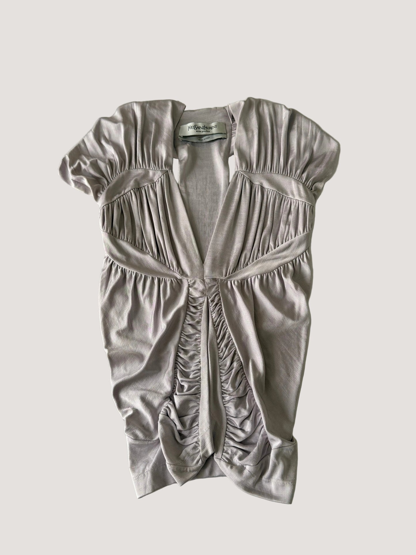 Yves Saint Laurent by Tom Ford S/S 2003 Ruched Blouse Top