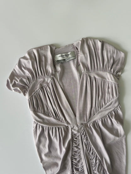 Yves Saint Laurent by Tom Ford S/S 2003 Ruched Blouse Top