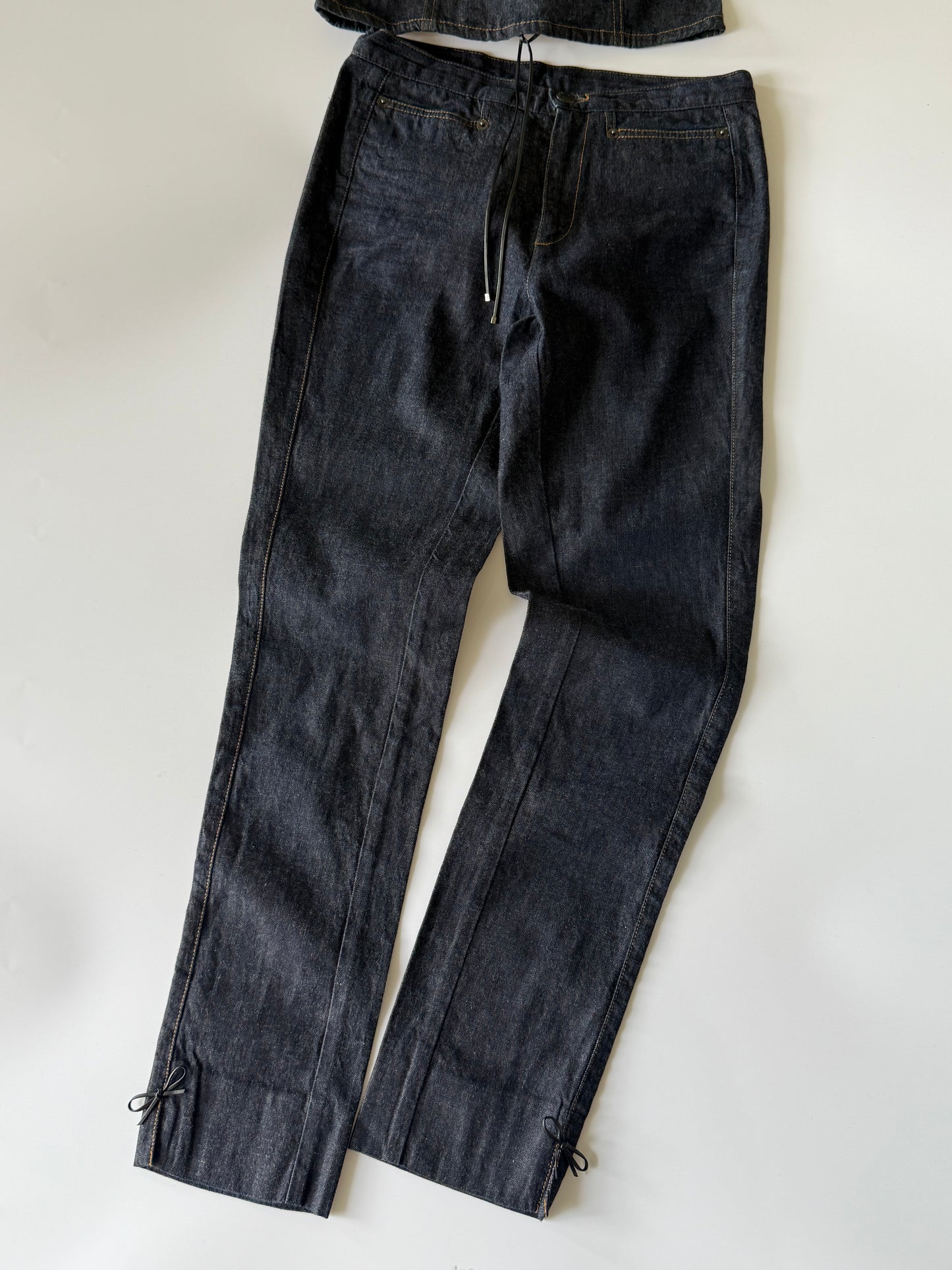 Gucci by Tom Ford S/S2000 Denim Sleeveless Tank Top & Pants