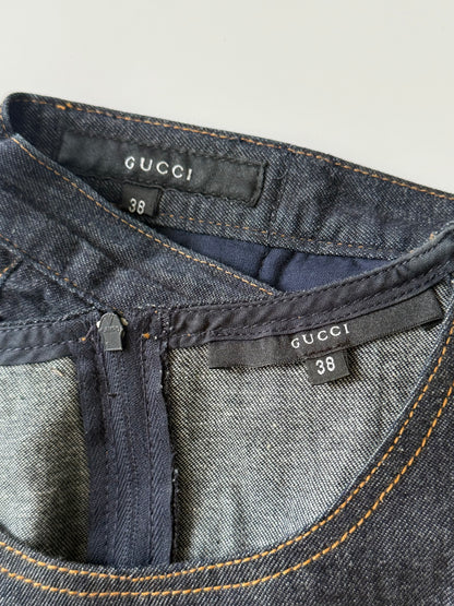 Gucci by Tom Ford S/S2000 Denim Sleeveless Tank Top & Pants