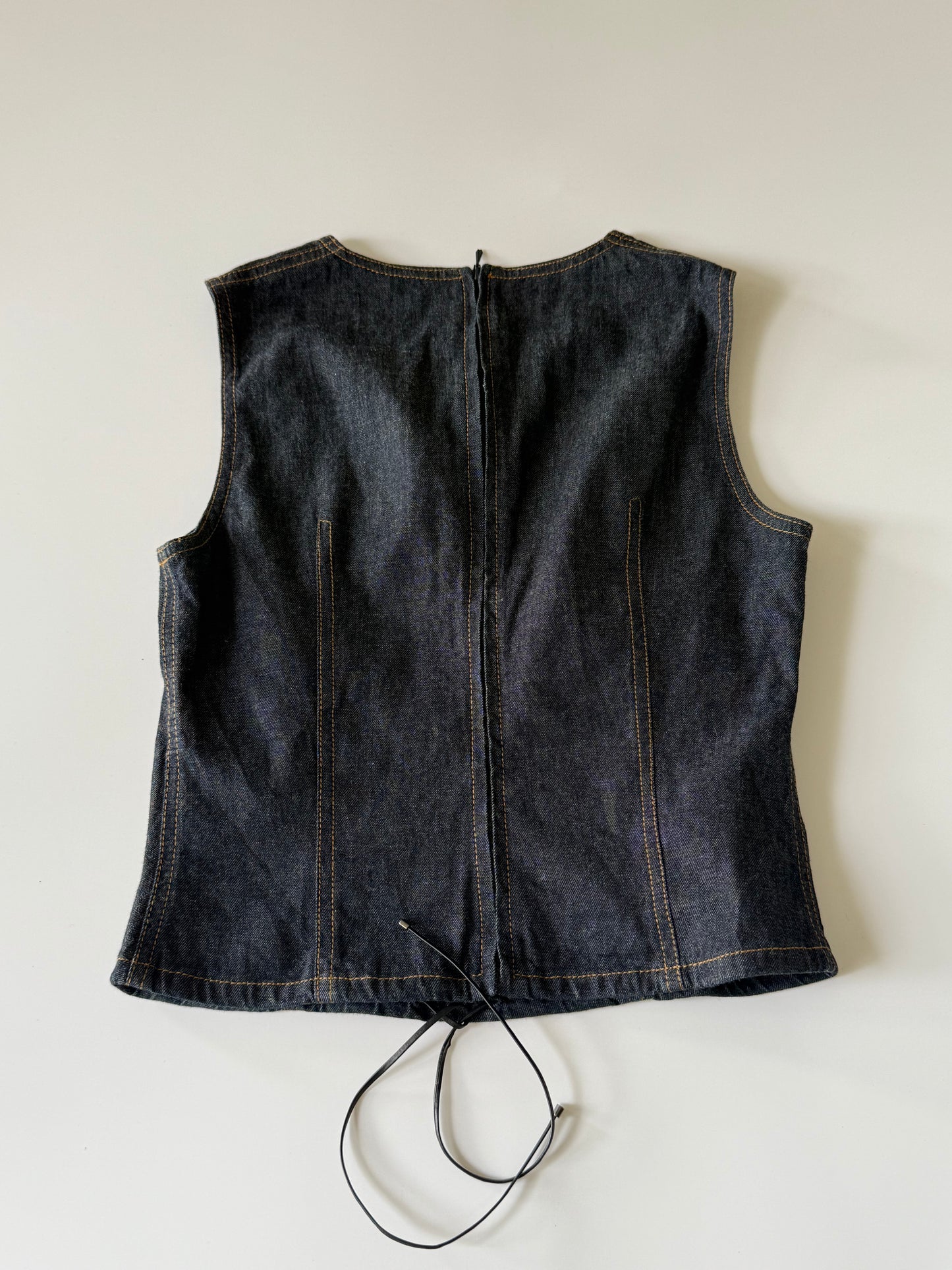 Gucci by Tom Ford S/S2000 Denim Sleeveless Tank Top & Pants