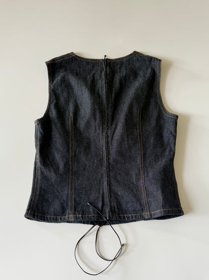 Gucci by Tom Ford S/S2000 Denim Sleeveless Tank Top & Pants