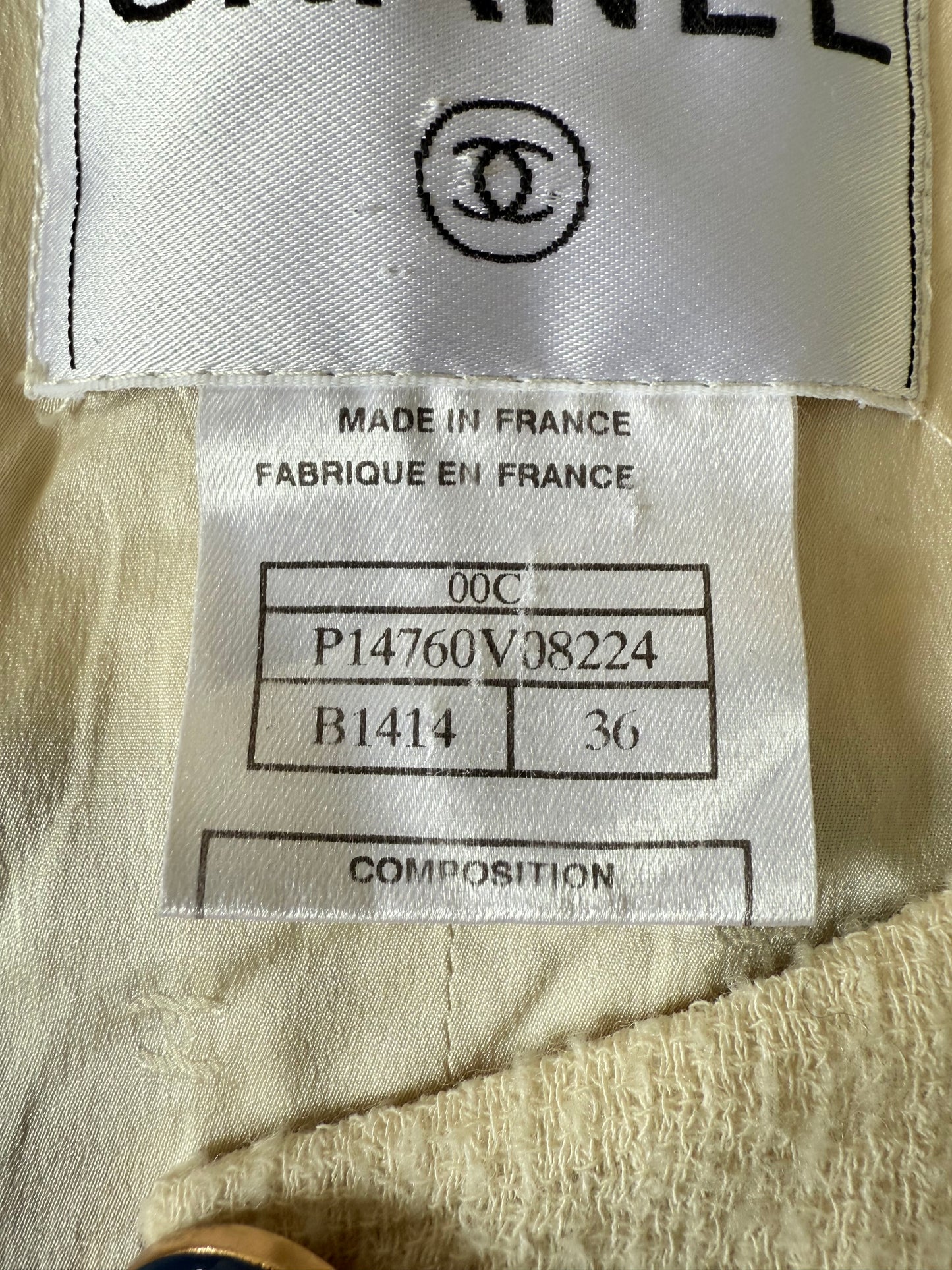 Vintage Chanel 2000’s Cruise Collection Tweed Jacket