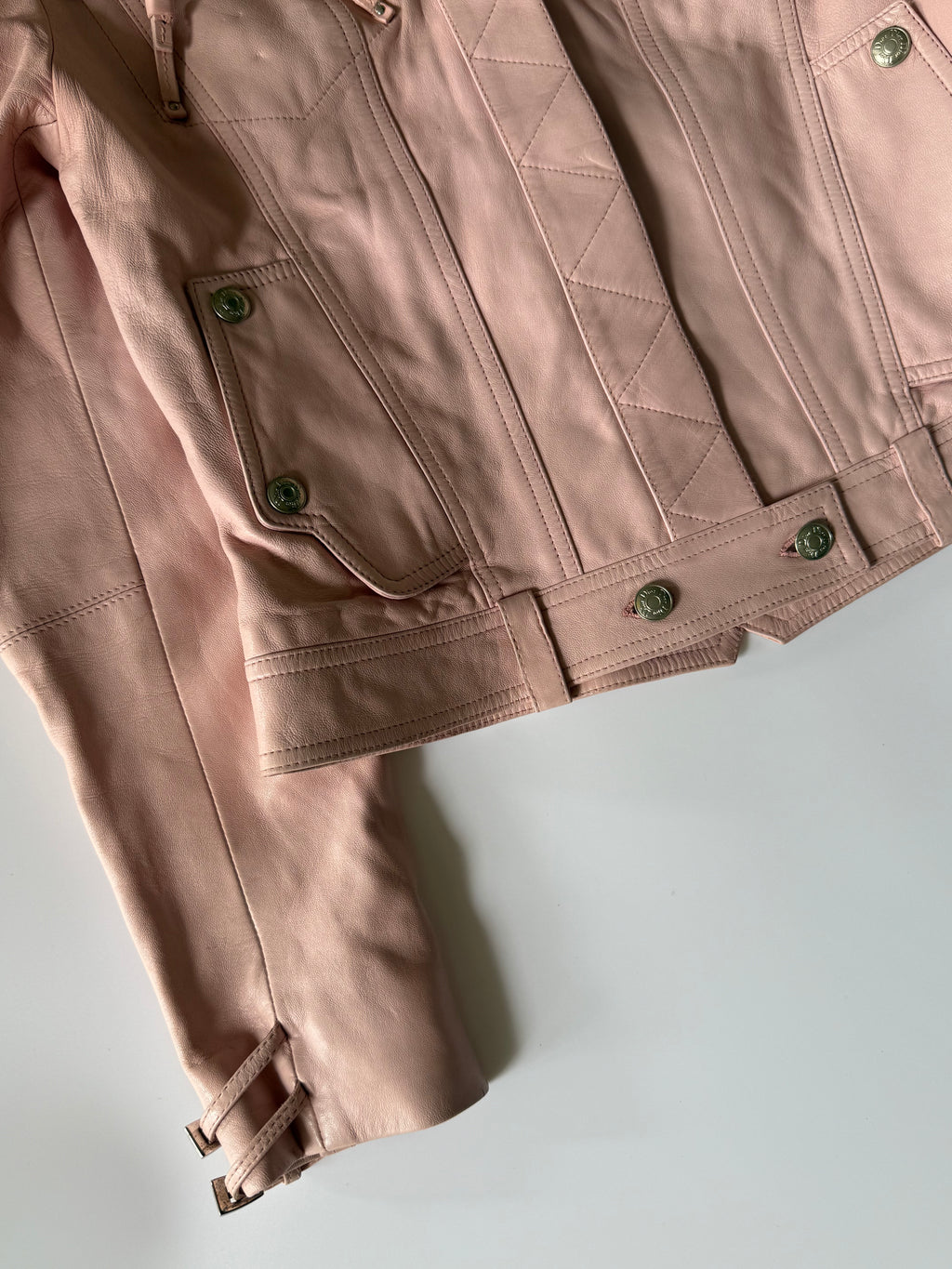 Christian Dior by John Galliano S/S 2004 Pink Biker Jacket