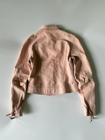 Christian Dior by John Galliano S/S 2004 Pink Biker Jacket