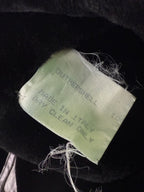 Vintage Versace Shearling Jacket Python Skin Back Design