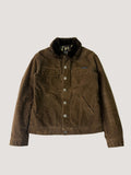 Dolce & Gabbana Corduroy Shearling Jacket Leopard Lining