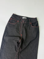 Rare Dolce & Gabbana F/W 1999 Fur Cuff Pants