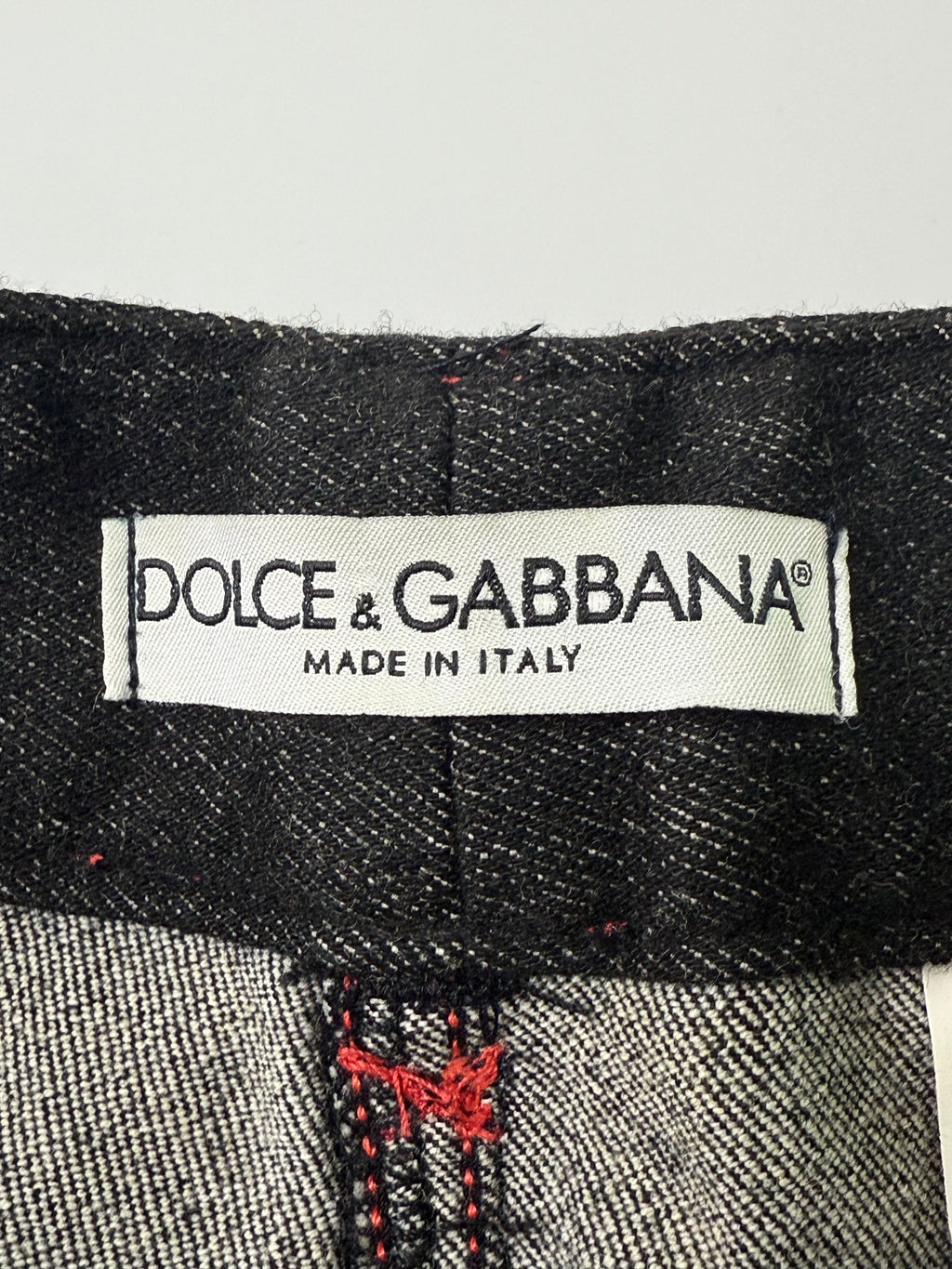 Rare Dolce & Gabbana F/W 1999 Fur Cuff Pants