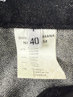 Rare Dolce & Gabbana F/W 1999 Fur Cuff Pants