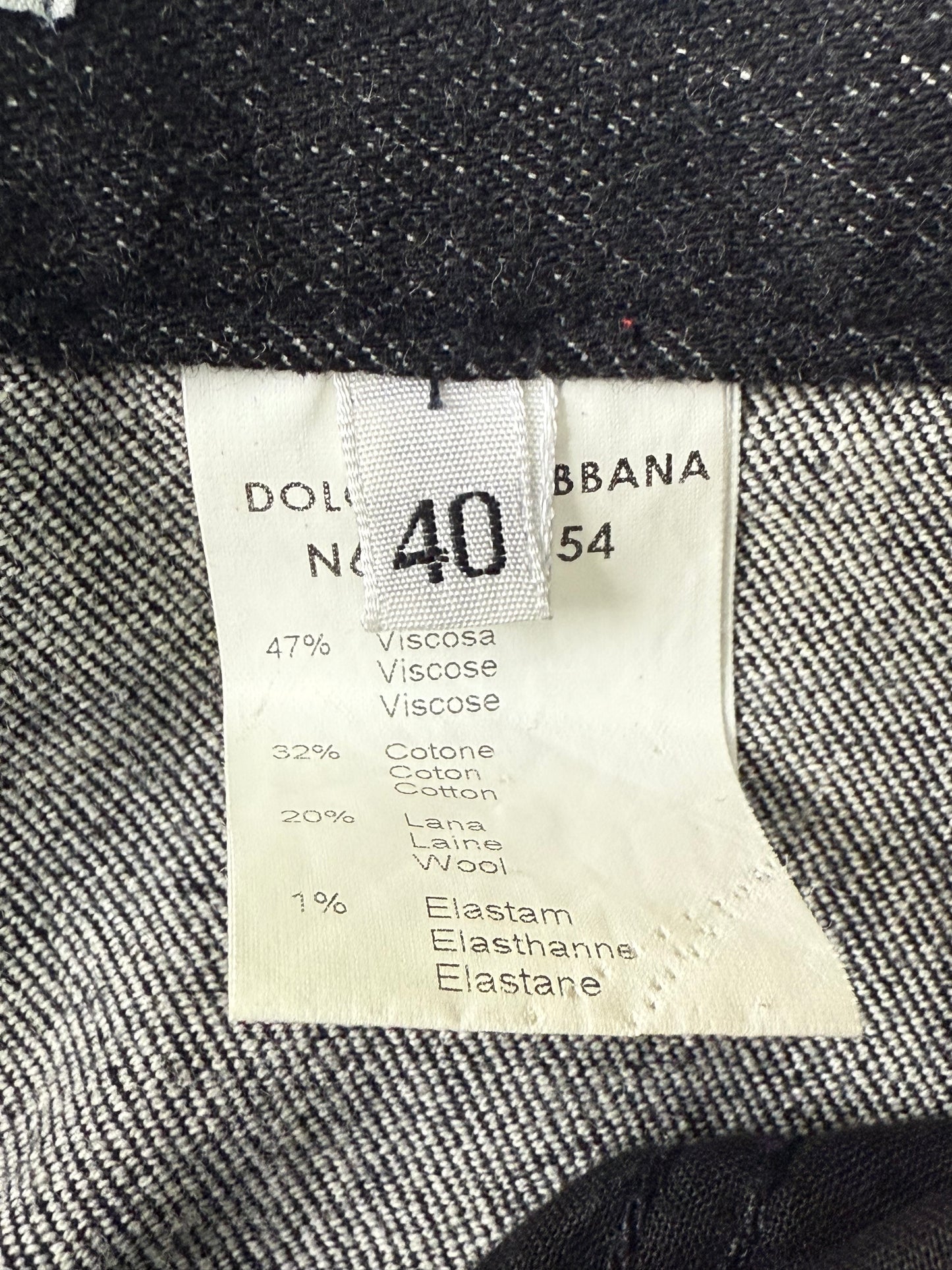 Rare Dolce & Gabbana F/W 1999 Fur Cuff Pants