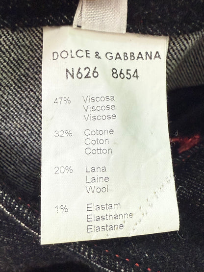 Rare Dolce & Gabbana F/W 1999 Fur Cuff Pants