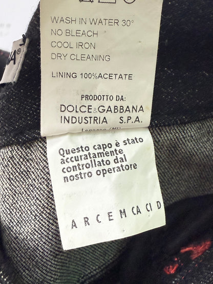 Rare Dolce & Gabbana F/W 1999 Fur Cuff Pants