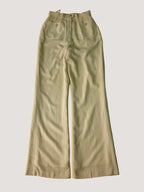 Chanel Boutique Beige Wide Leg Trousers