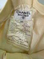 Chanel Boutique Beige Wide Leg Trousers
