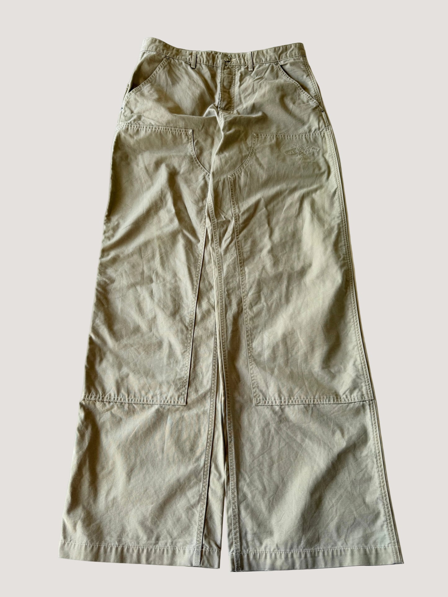 Dior x Lewis Hamilton Beige Carpenter Pants