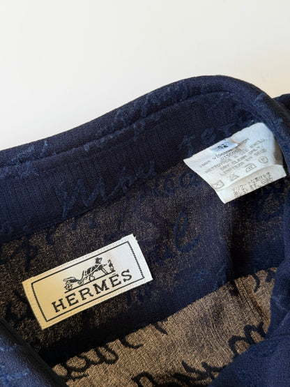 Hermes Script Button Down Shirt