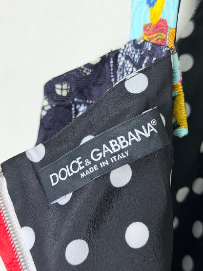 Dolce & Gabbana Floral Print Jacquard Mini Dress