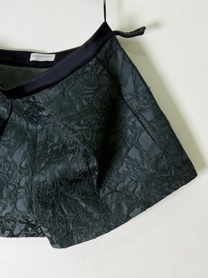 Balenciaga High-Waisted Floral Jacquard Pattern