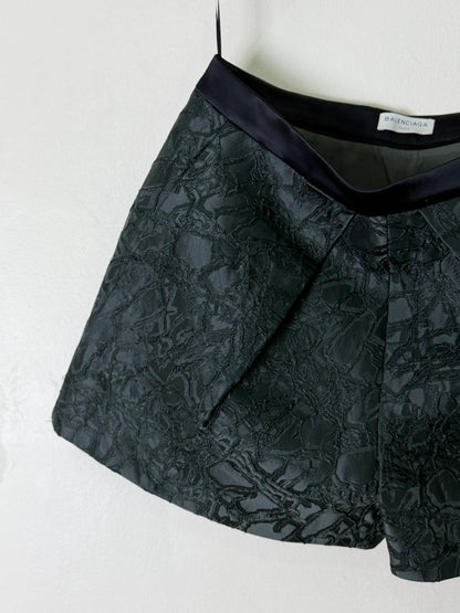 Balenciaga High-Waisted Floral Jacquard Pattern