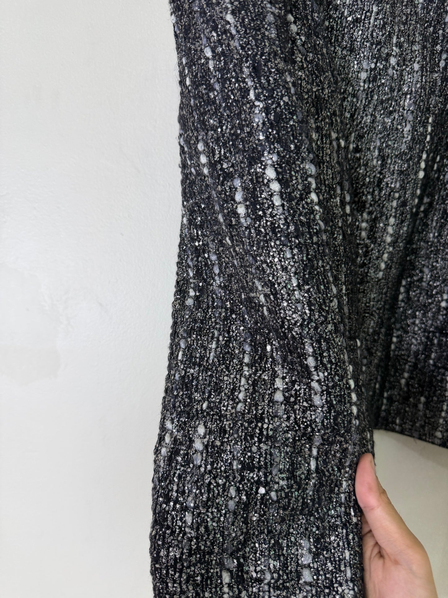 Prada Black Fiber Tweed Jacket