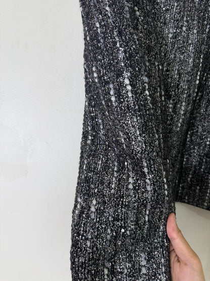 Prada Black Fiber Tweed Jacket