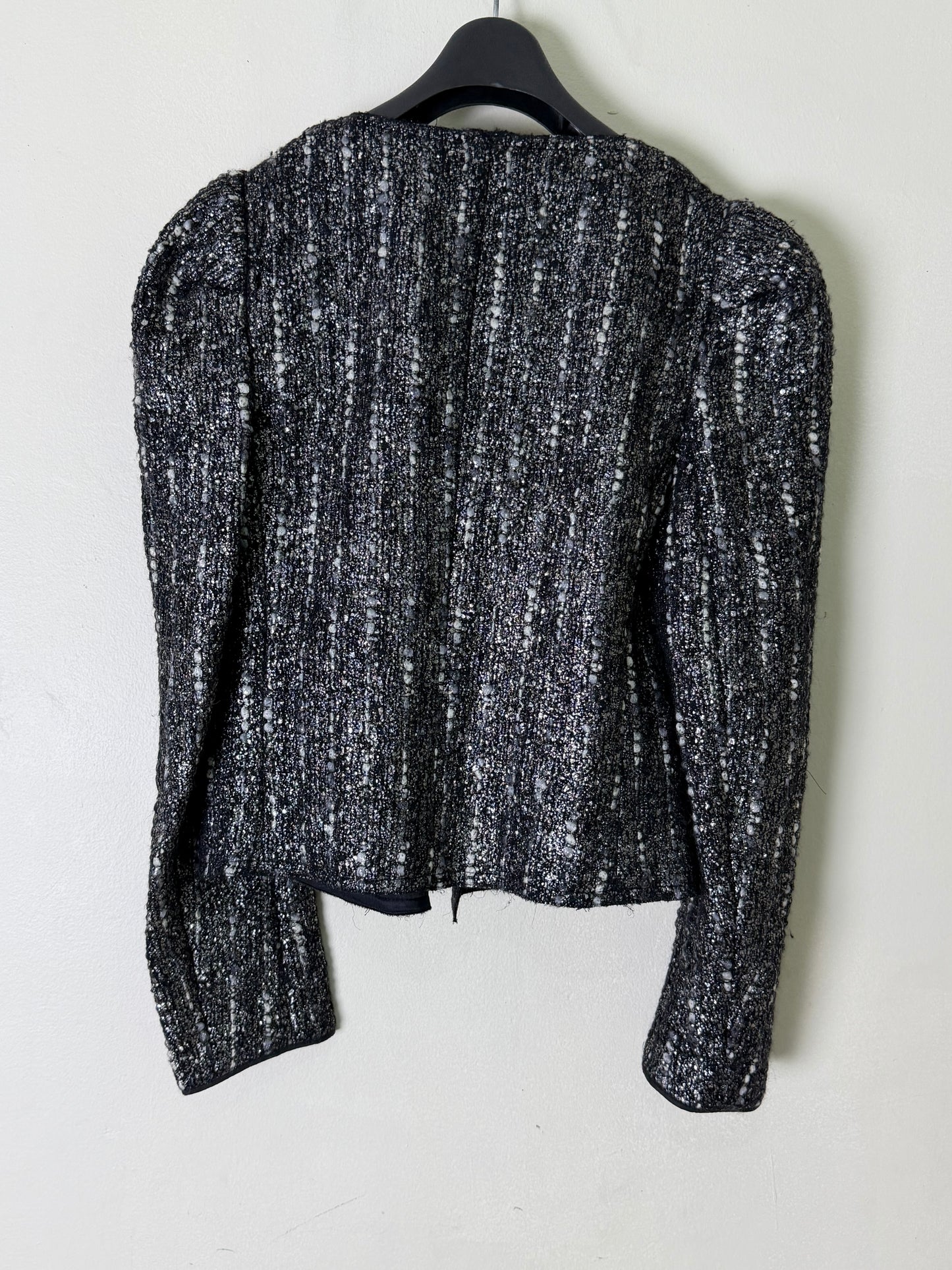 Prada Black Fiber Tweed Jacket