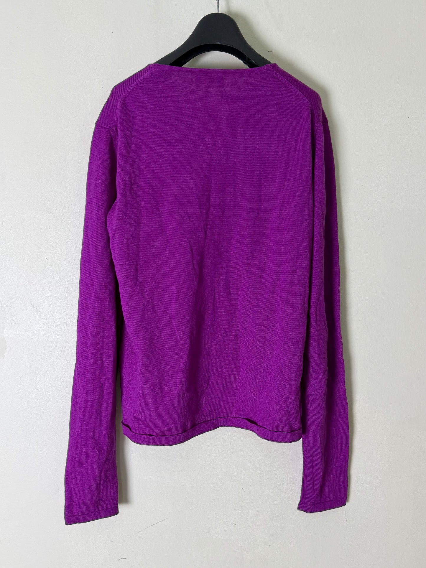Balenciaga Paris Purple Sweater