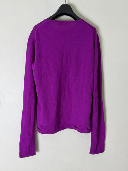 Balenciaga Paris Purple Sweater