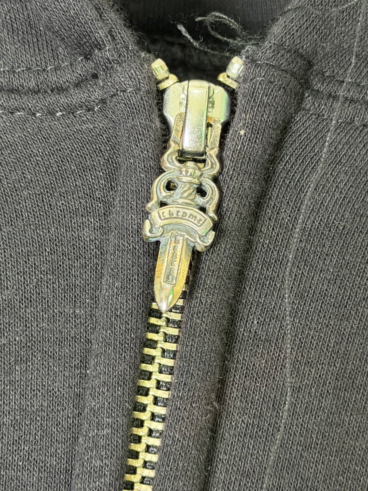 Vintage Chrome Hearts "Made in Hollywood" ZipUp Black Hoodie