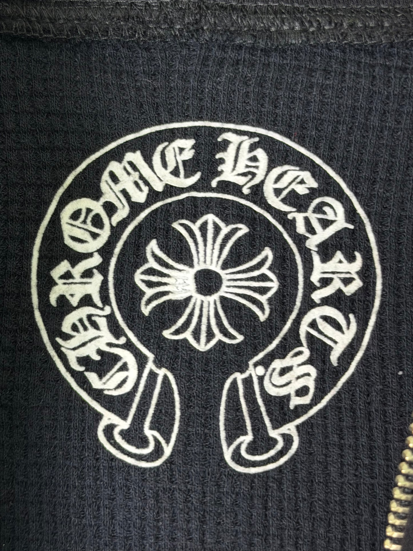 Vintage Chrome Hearts "Made in Hollywood" ZipUp Black Hoodie