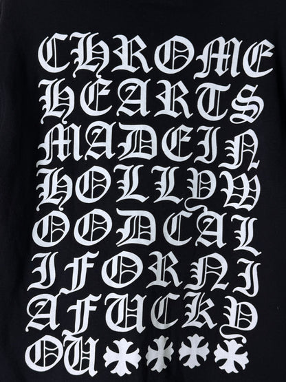 Vintage Chrome Hearts "Made in Hollywood" ZipUp Black Hoodie