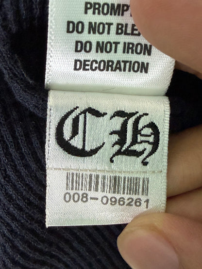 Vintage Chrome Hearts "Made in Hollywood" ZipUp Black Hoodie