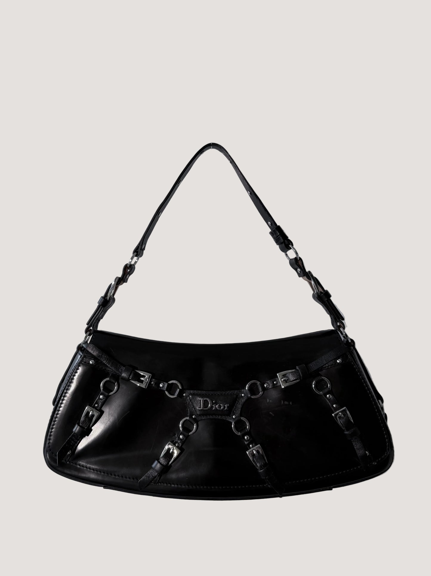 Dior John Galliano The Latest Blonde Bondage Shoulder Bag